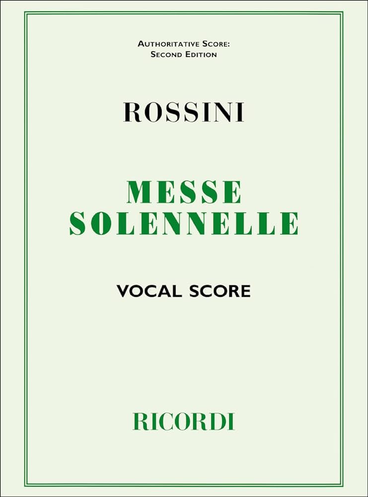 LLibreto Petite solennlle Coro Tutte Voci Castellon